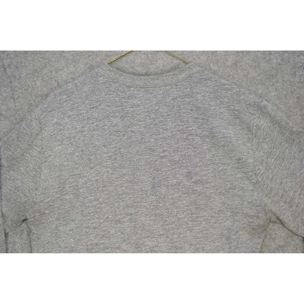 Marine Layer Shirt Mens Medium Gray Long Sleeve Henley Cotton Blend Made USA - Picture 12 of 16